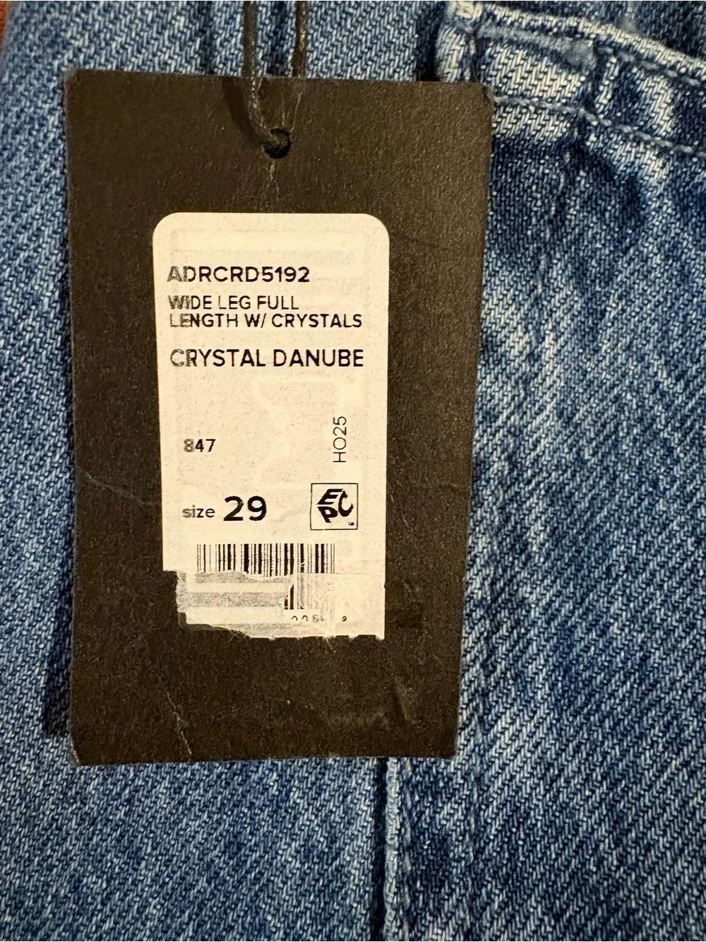 Joes Jeans sparkling crystals